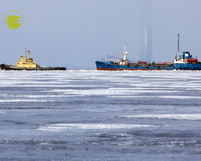 Ship on Frozen Waters